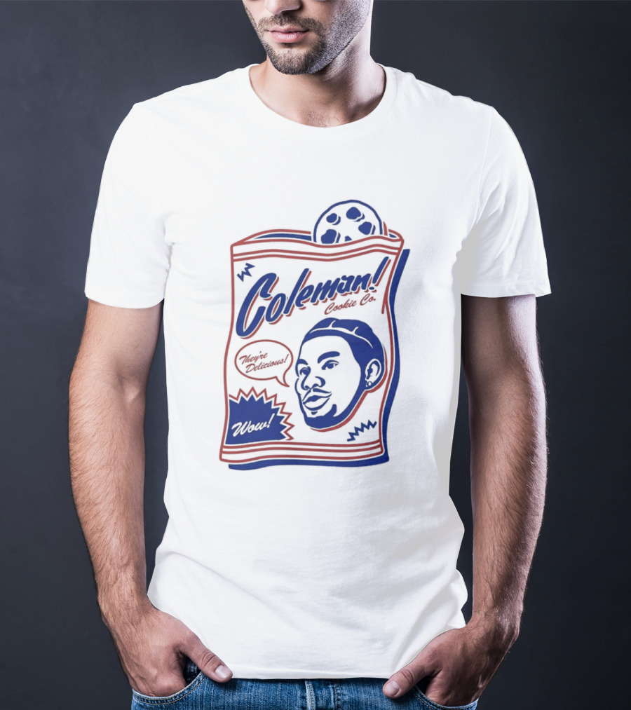 Coleman Cookie Co They're Delicious Wow T-Shirt