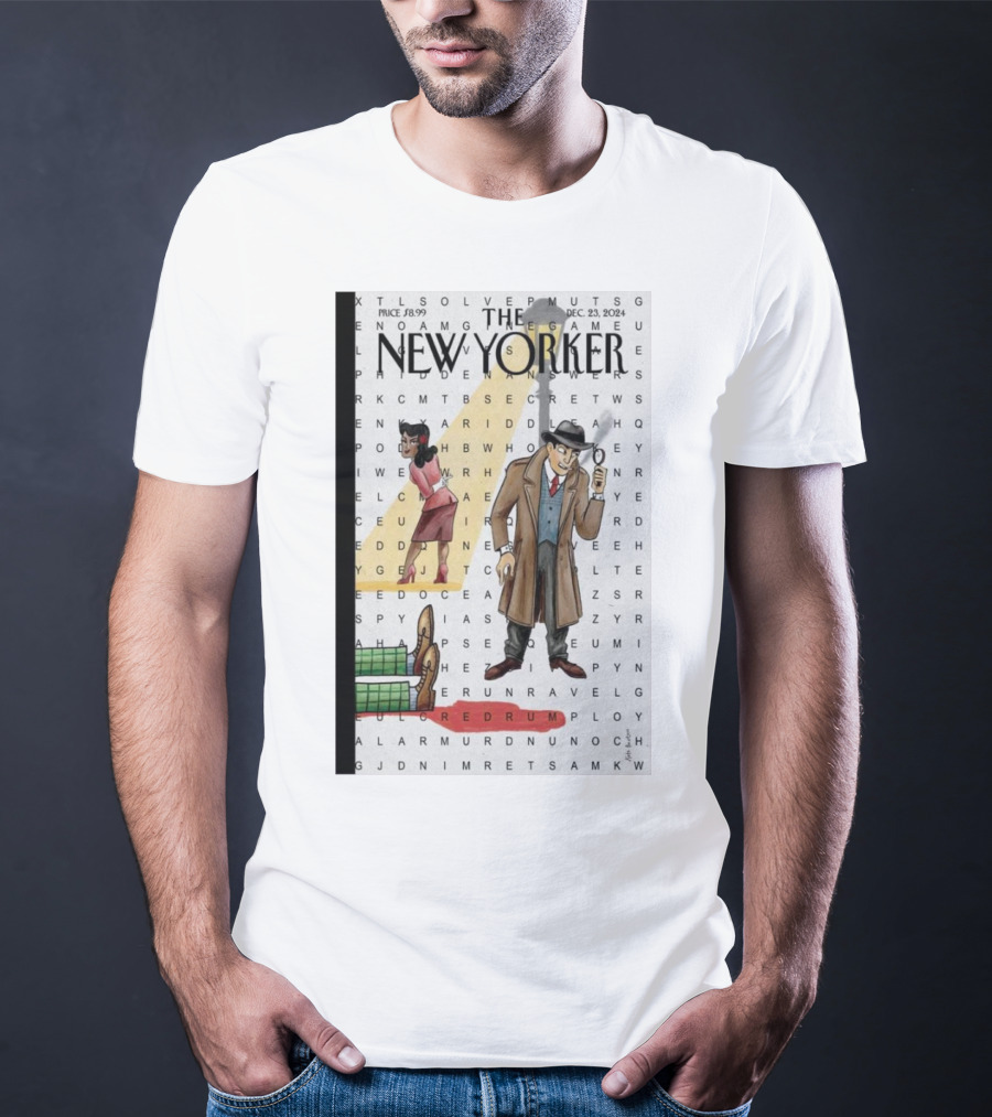 The New Yorker Kate Beaton Murder Mystery Redrum Dec 23 T-Shirt