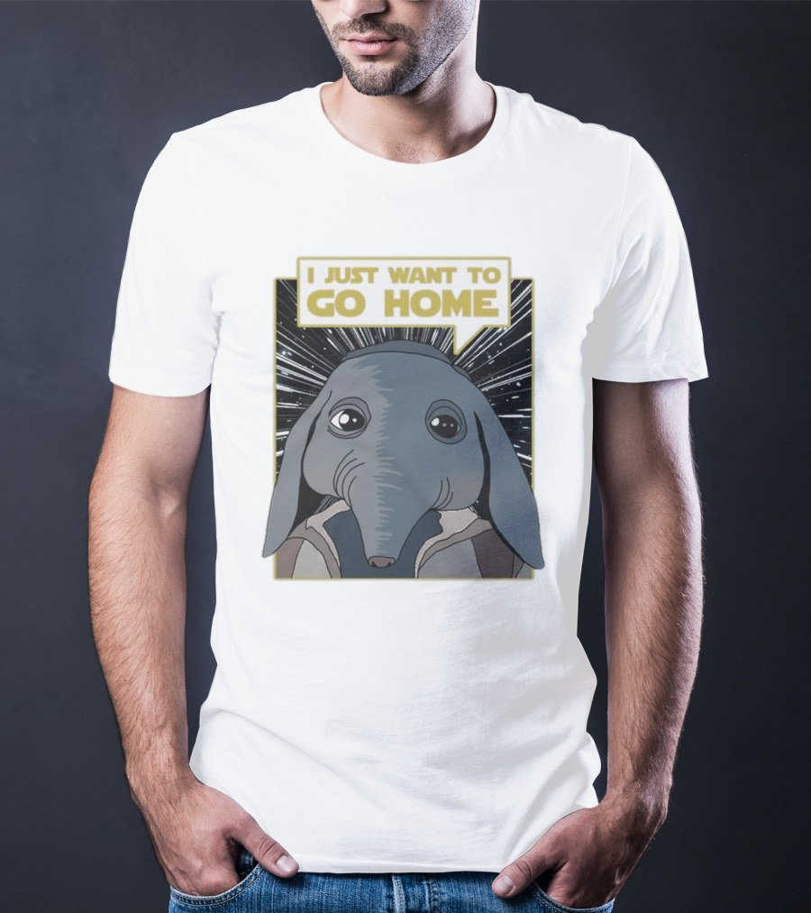 Nerd Riot I Just Want To Go Home Alien Creature T-Shirt