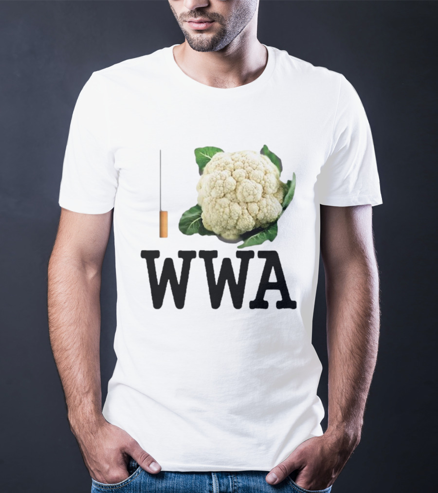 Taco Hemingway Trójkąt Warszawski Biały Cauliflower WWA T-Shirt