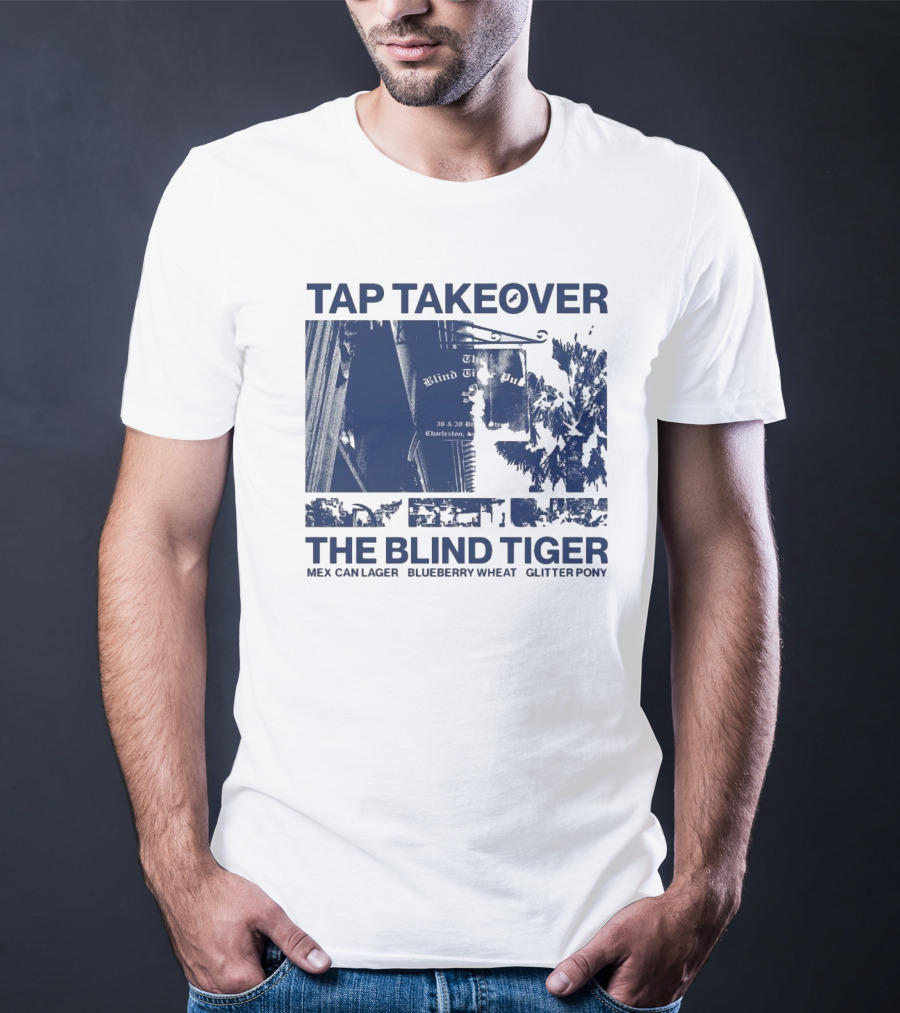 Tap Takeover The Blind Tiger Mex Can Lager Blueberry Wheat Glitter Pony T-Shirt