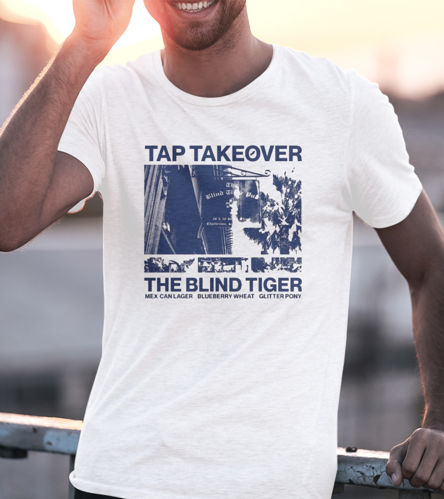 Tap Takeover The Blind Tiger Mex Can Lager Blueberry Wheat Glitter Pony T-Shirt