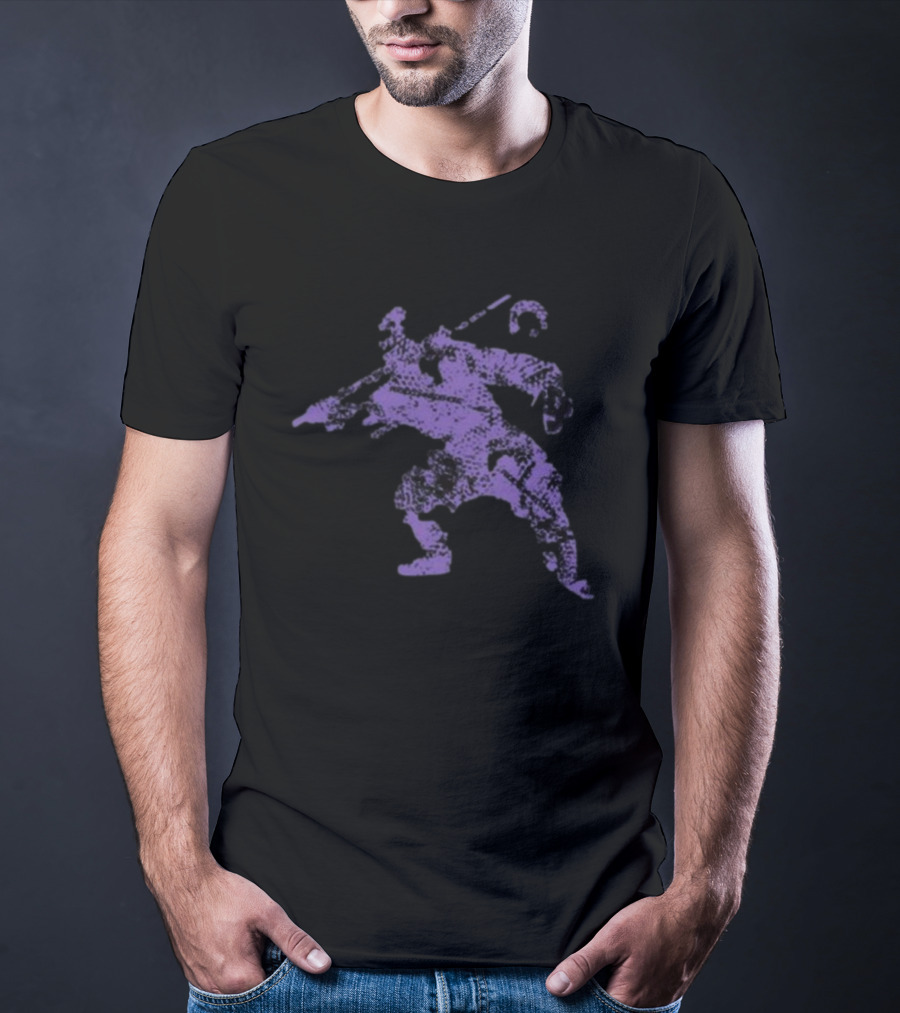 Froidcommedehors Big Fcd Violet Vintage Samurai T-Shirt
