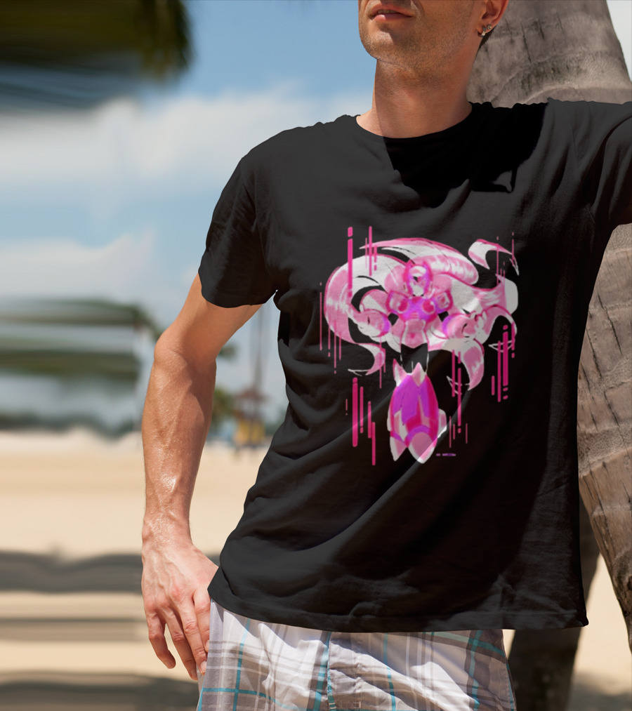 Mega Man Zero Awakened Pink Heroic Armor T-Shirt
