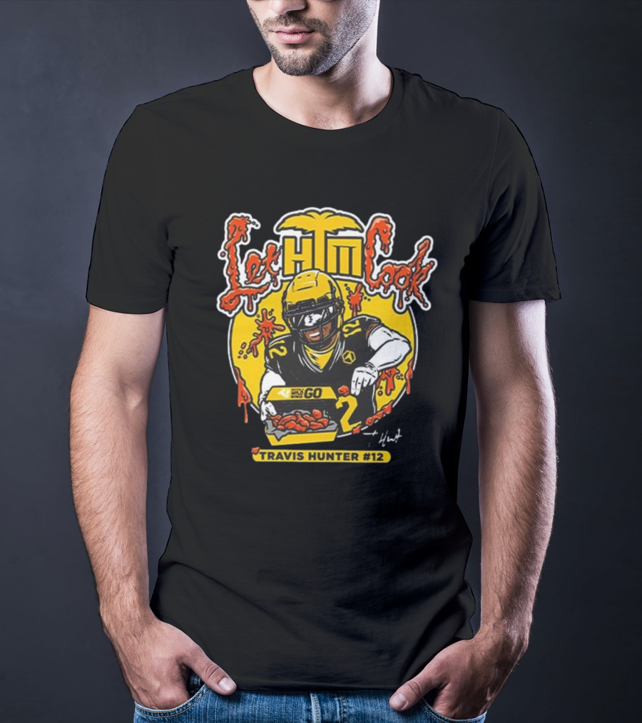 Travis Hunter Let Him Cook Buffalo Wild Wings Go #12 T-Shirt