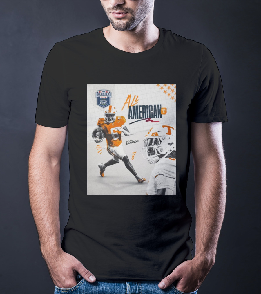 Tennessee Vols Dylan Sampson All-American Cotton Bowl T-Shirt