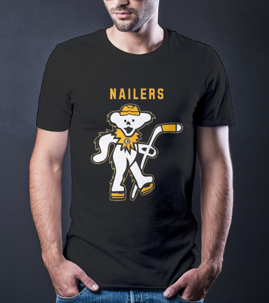 Wheeling Nailers Grateful Dead Night 2025 Happy Time Hockey Event T-Shirt