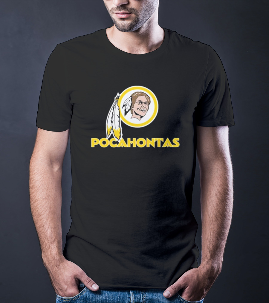 Pocahontas Redskins Parody NFL T-Shirt