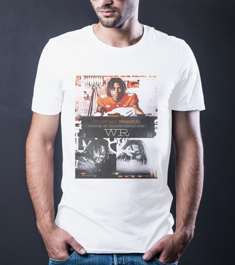 Clemson Tigers Tristan Smith Southeast Missouri State WR National Signing Day T-Shirt