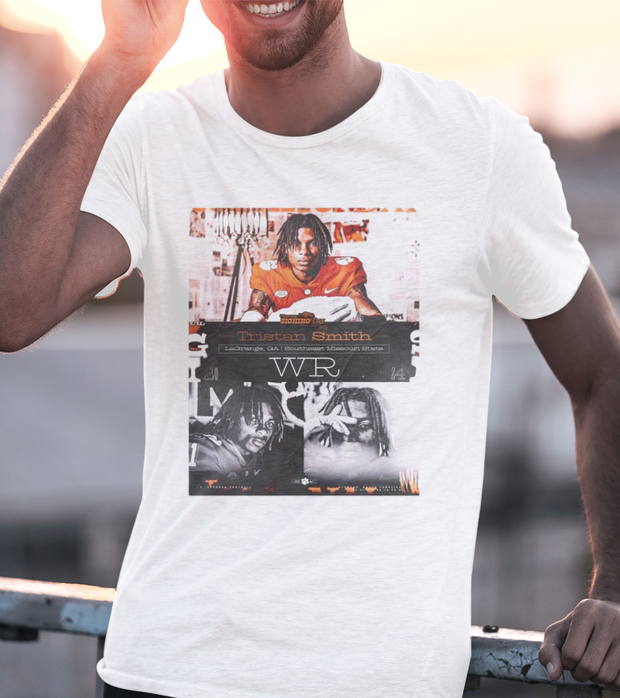 Clemson Tigers Tristan Smith Southeast Missouri State WR National Signing Day T-Shirt