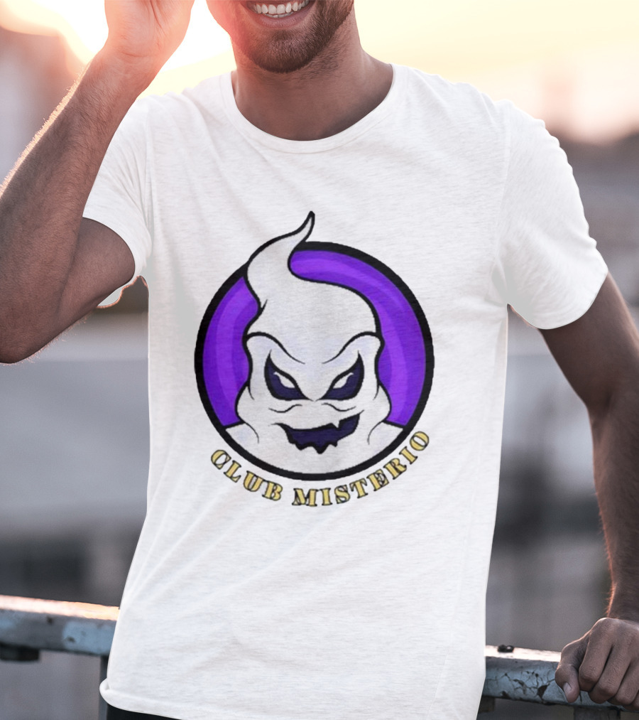 Club Misterio Ghostly Emblem T-Shirt