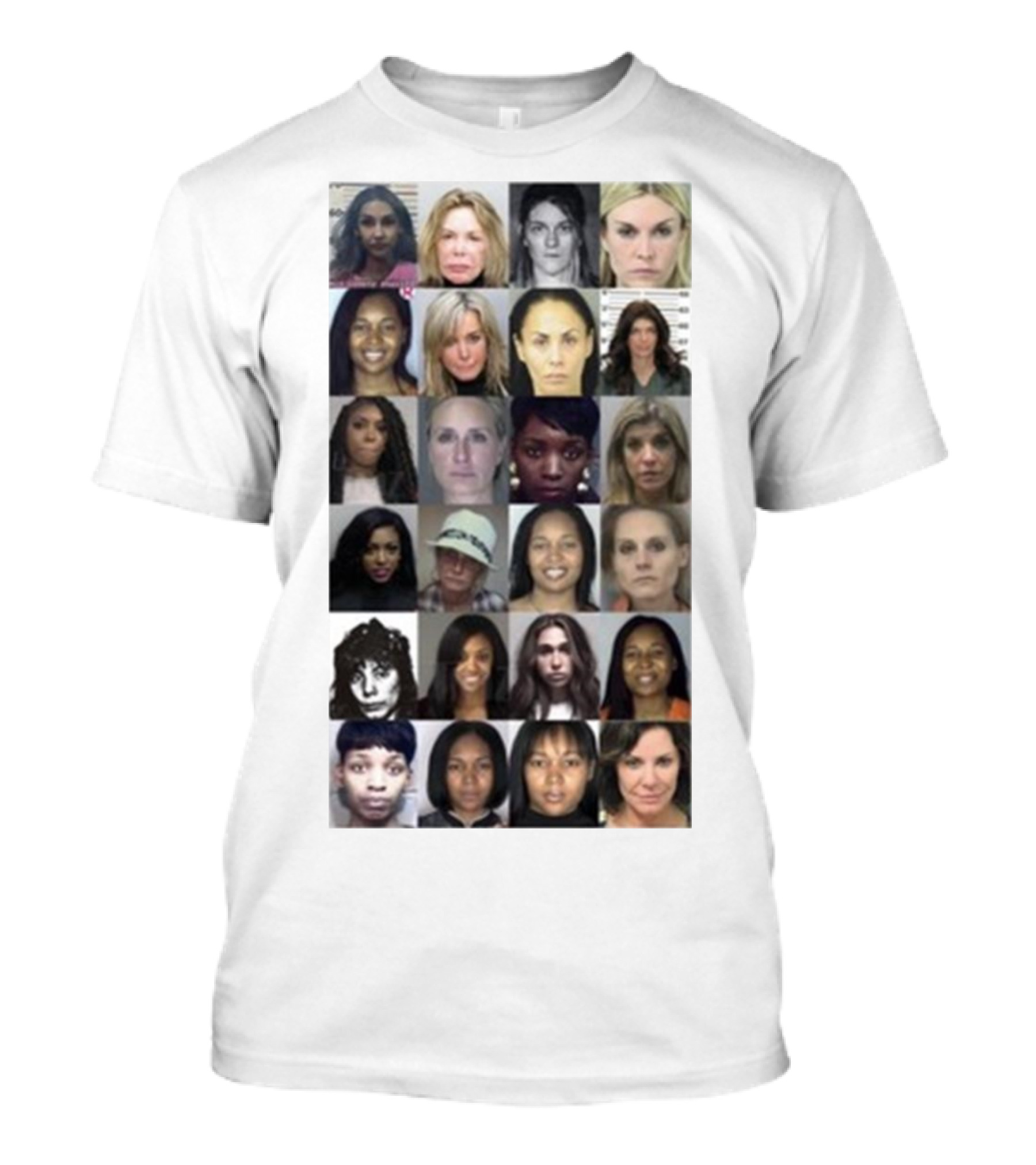 Karen Huger Real Housewives Mugshot Wall Of Fame Photos T-Shirt