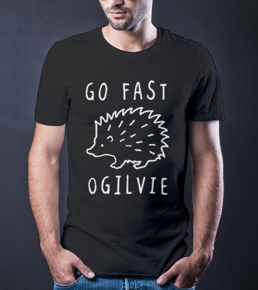 Funhaus Merch Go Fast Hedgehog Ogilvie T-Shirt
