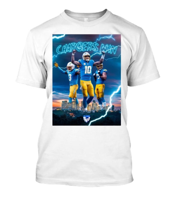 Chargers Win Los Angeles Chargers Electric TNF On Prime T-Shirt