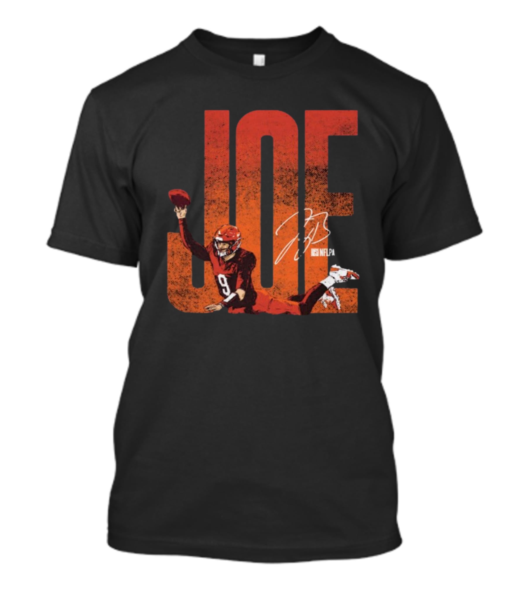 Joe Burrow NFLPA Cincinnati Bengals Signature Pass Vintage T-Shirt