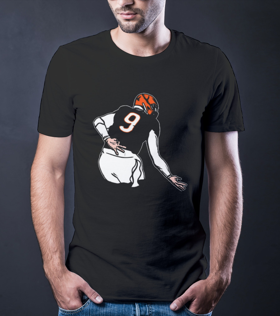 Oe Burrow Griddy Number 9 Cincinnati Bengals NFL Player T-Shirt