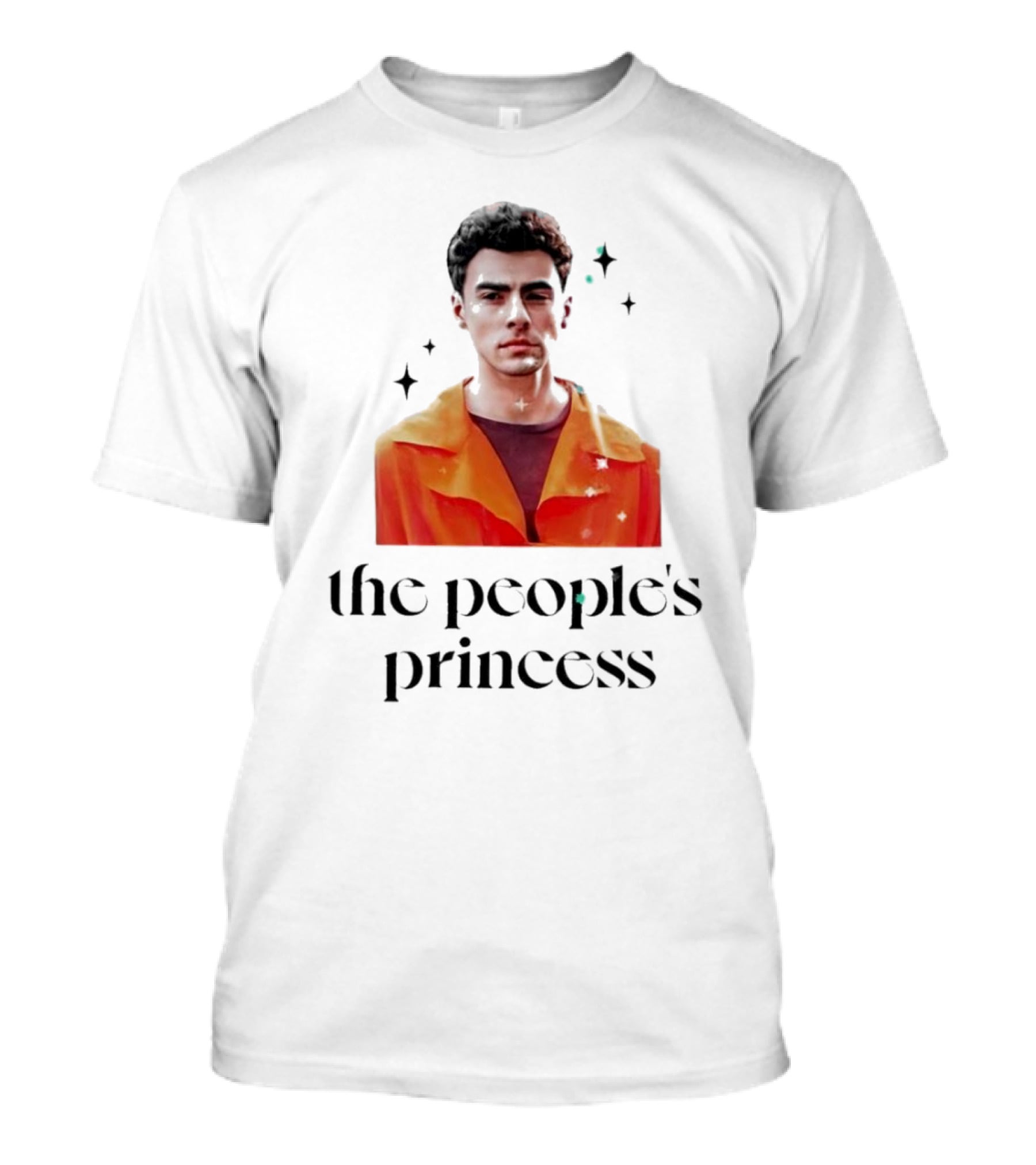 Luigi Mangione The People's Princess Sparkling Portrait T-Shirt