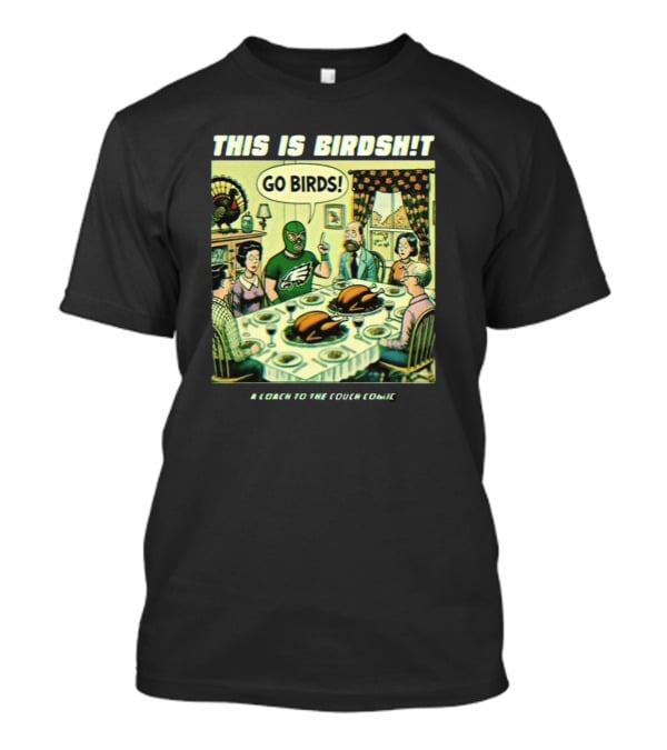 Philadelphia Eagles Thanksgiving Day Go Birds Comic T-Shirt