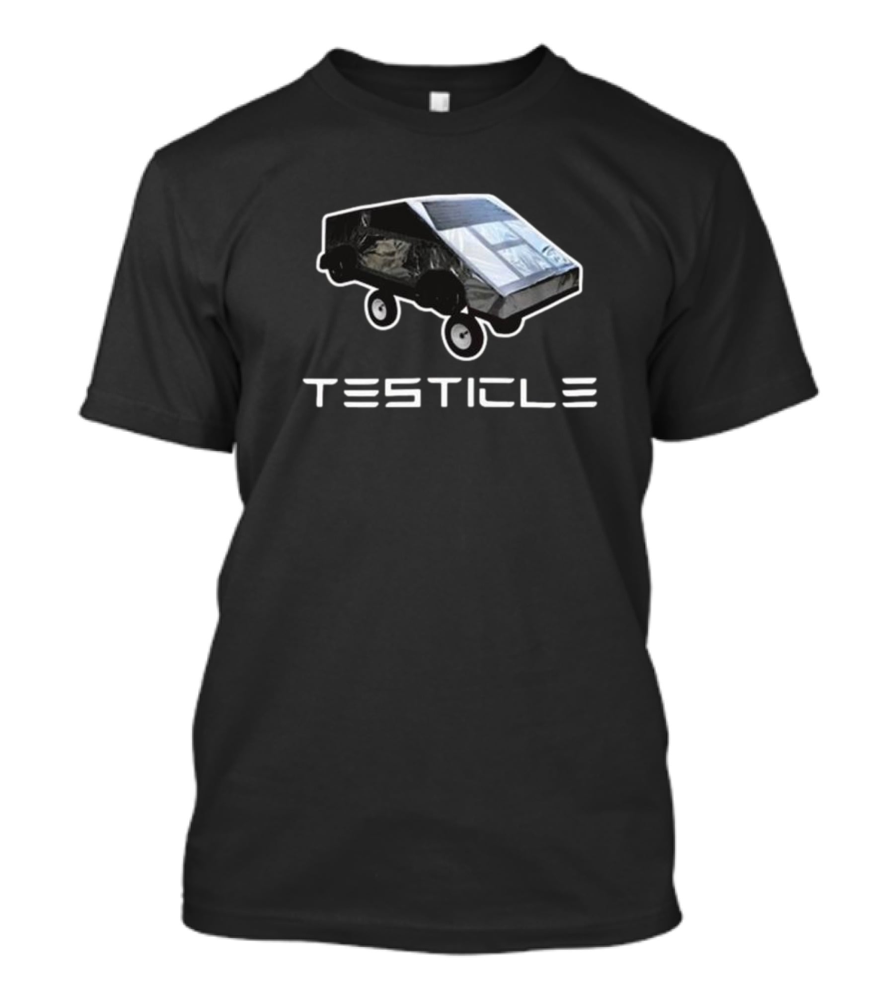 Bruhtees Testicle Tesla Cybertruck T-Shirt