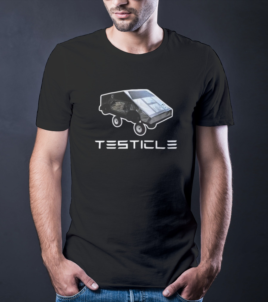 Bruhtees Testicle Tesla Cybertruck T-Shirt