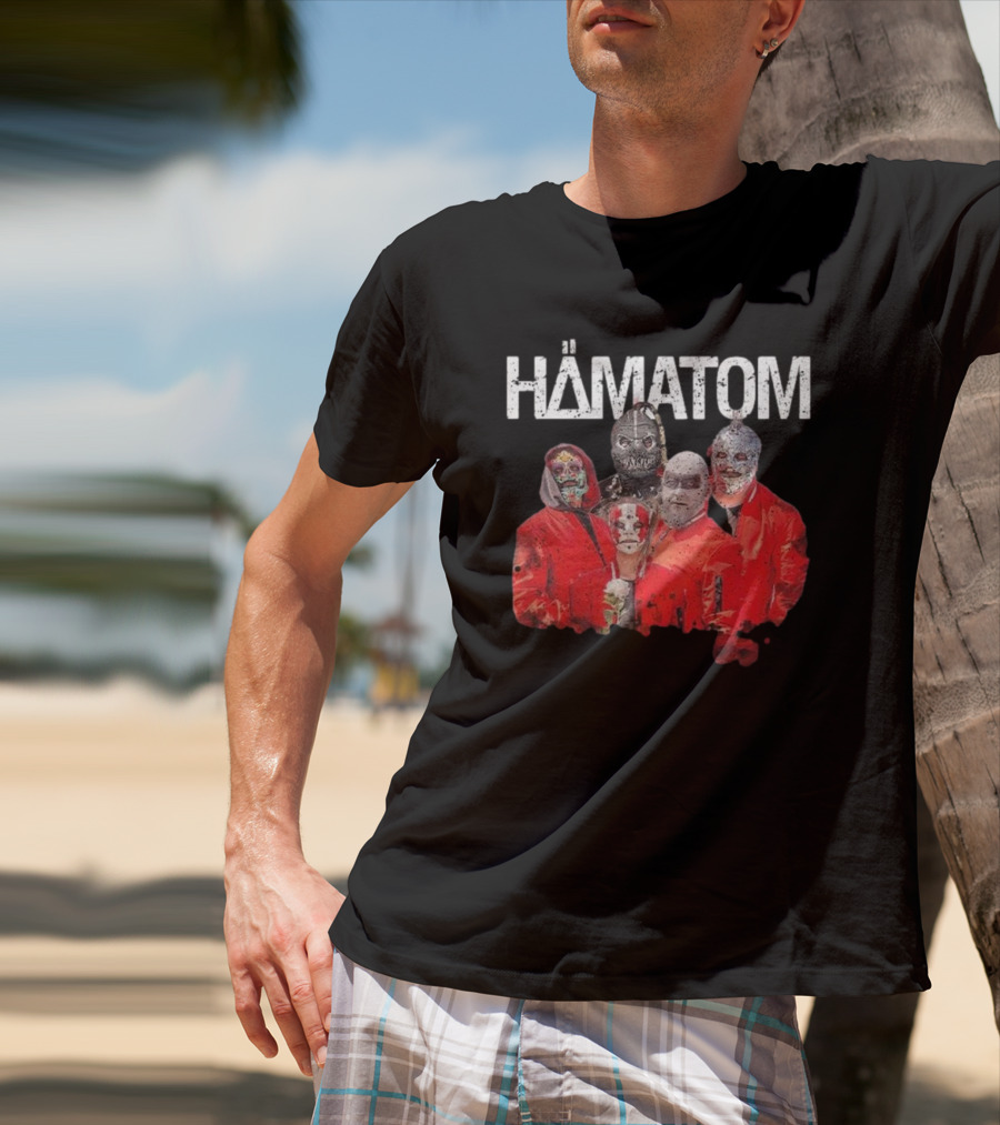 Hämatom Dämonentanz 5 Himmelsrichtungen Masked Band Members T-Shirt