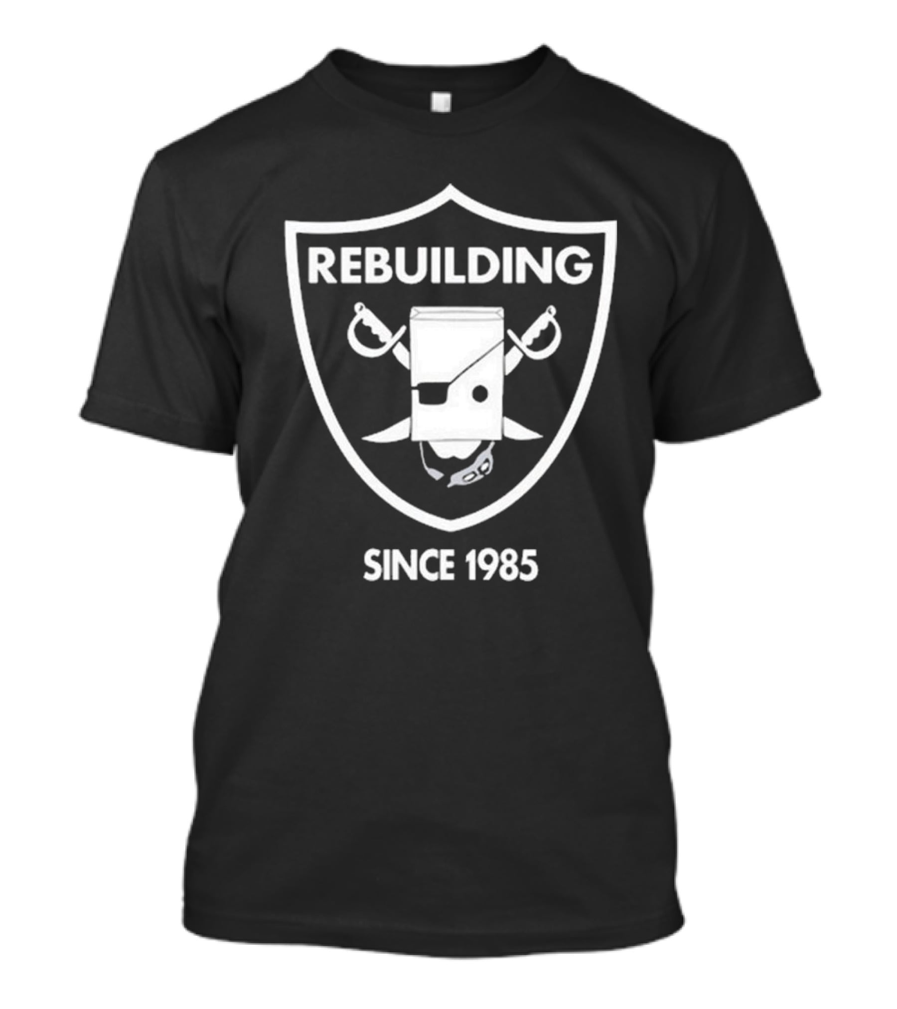 Rebuilding Since 1985 Bebetter14 Parody Design Raiders T-Shirt
