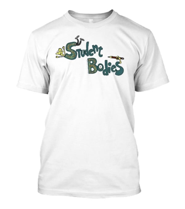 Student Bodies Cartoon Character Pencil Icon T-Shirt