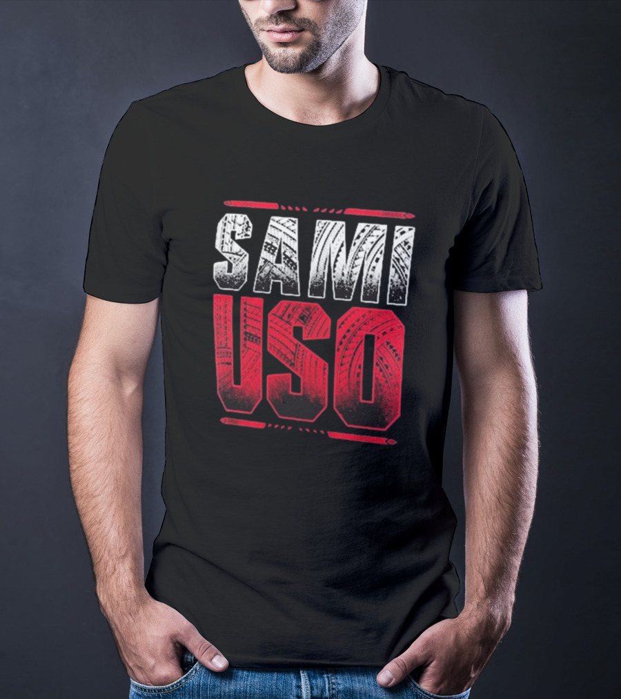 Sami Zayn Sami Uso WWE Roman Reigns Bloodline Tribal T-Shirt