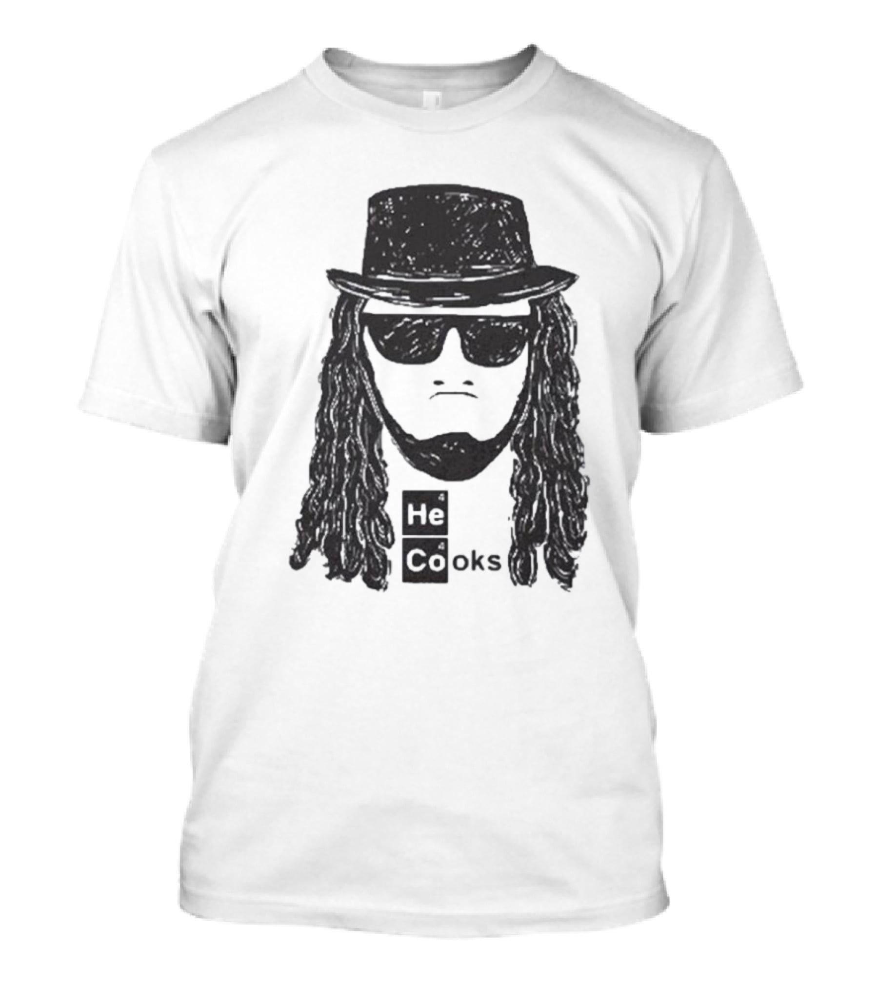 James Cook He Cooks Breaking Bad Parody With Funny Science Twist T-Shirt