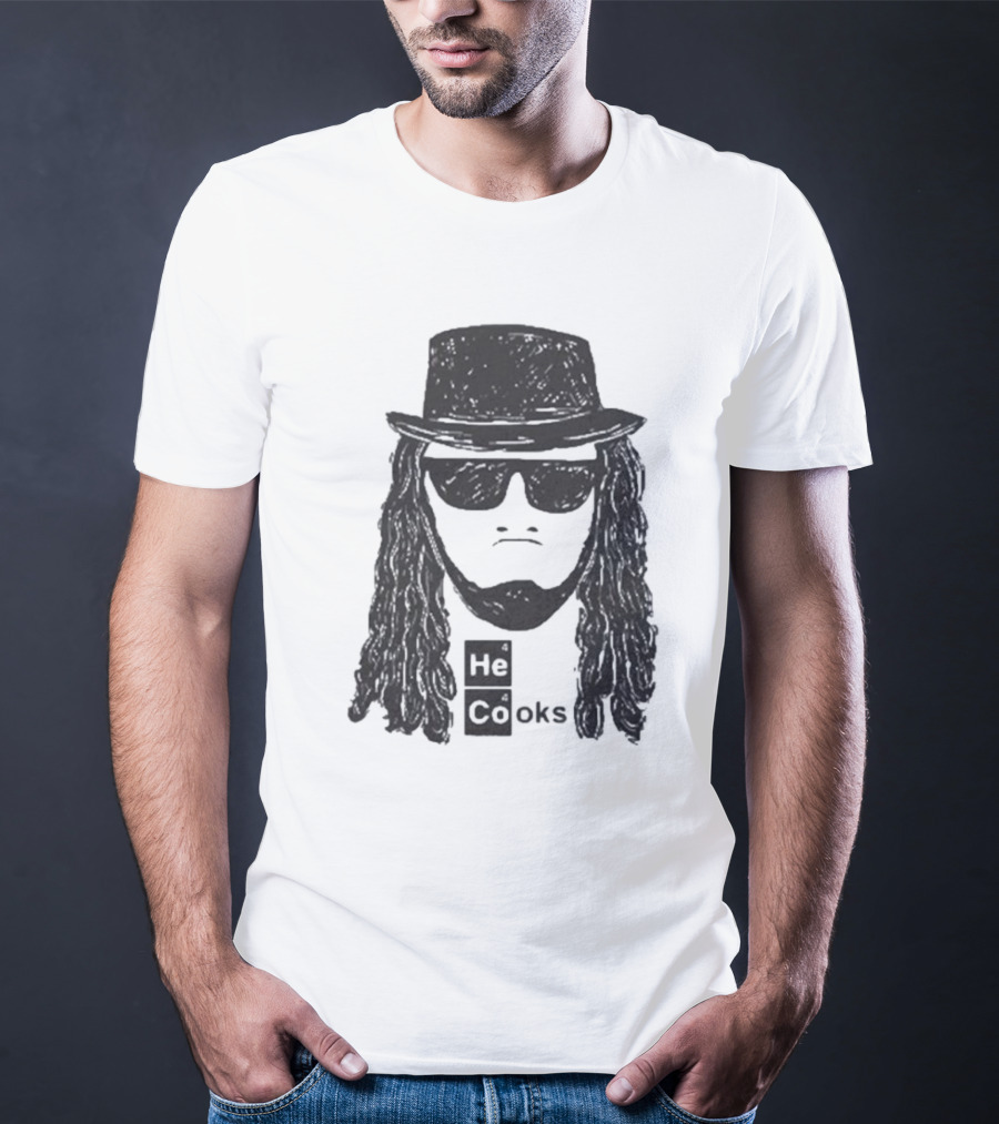 James Cook He Cooks Breaking Bad Parody With Funny Science Twist T-Shirt