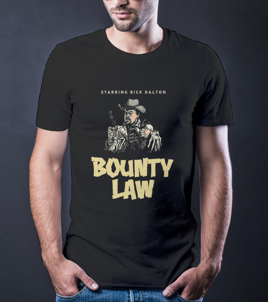 Rick Dalton Starring In Bounty Law Cowboy Adventure T-Shirt