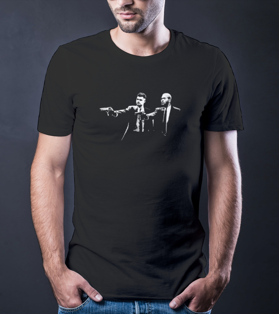 Bruno And Big Joe Shooting Movie Scene T-Shirt