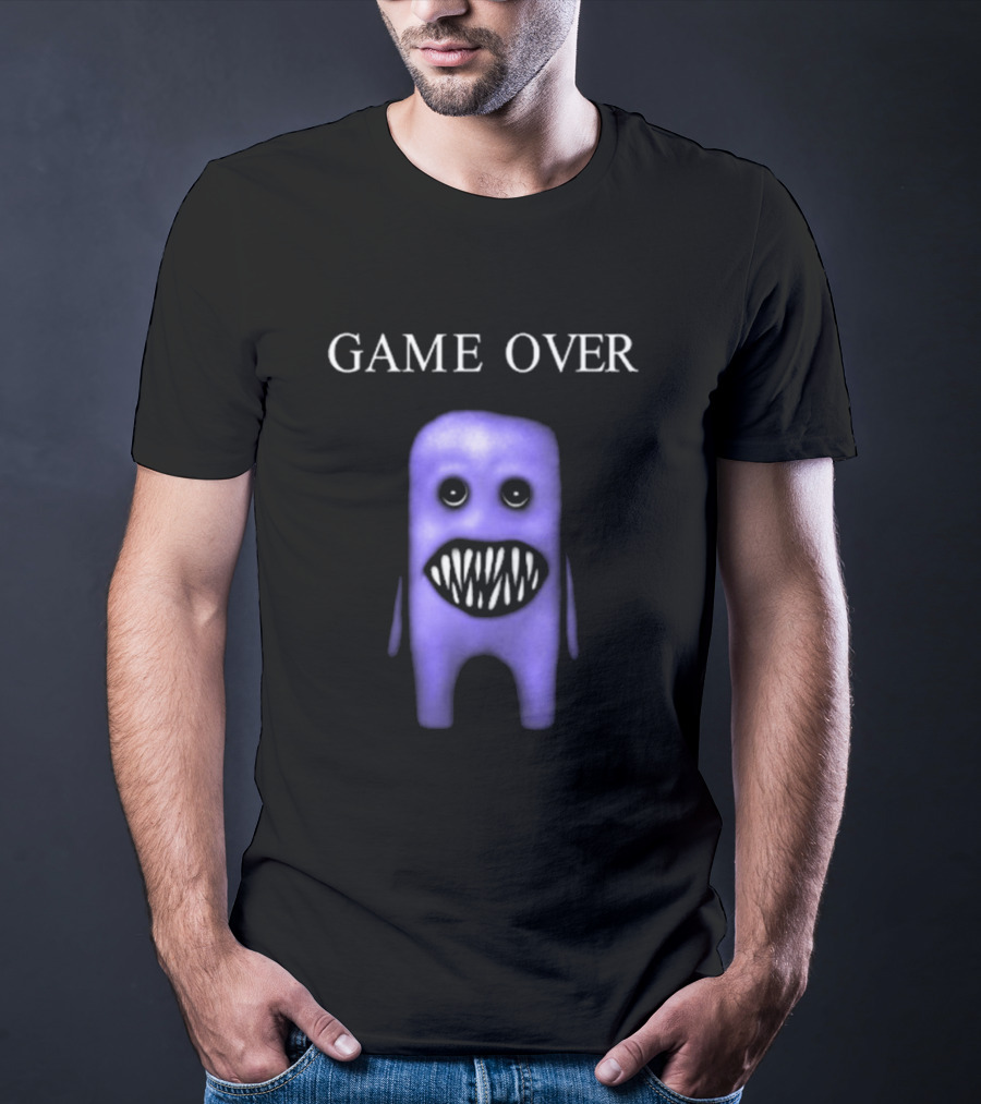 GAME OVER Fuwatti Aooni Purple Monster T-Shirt