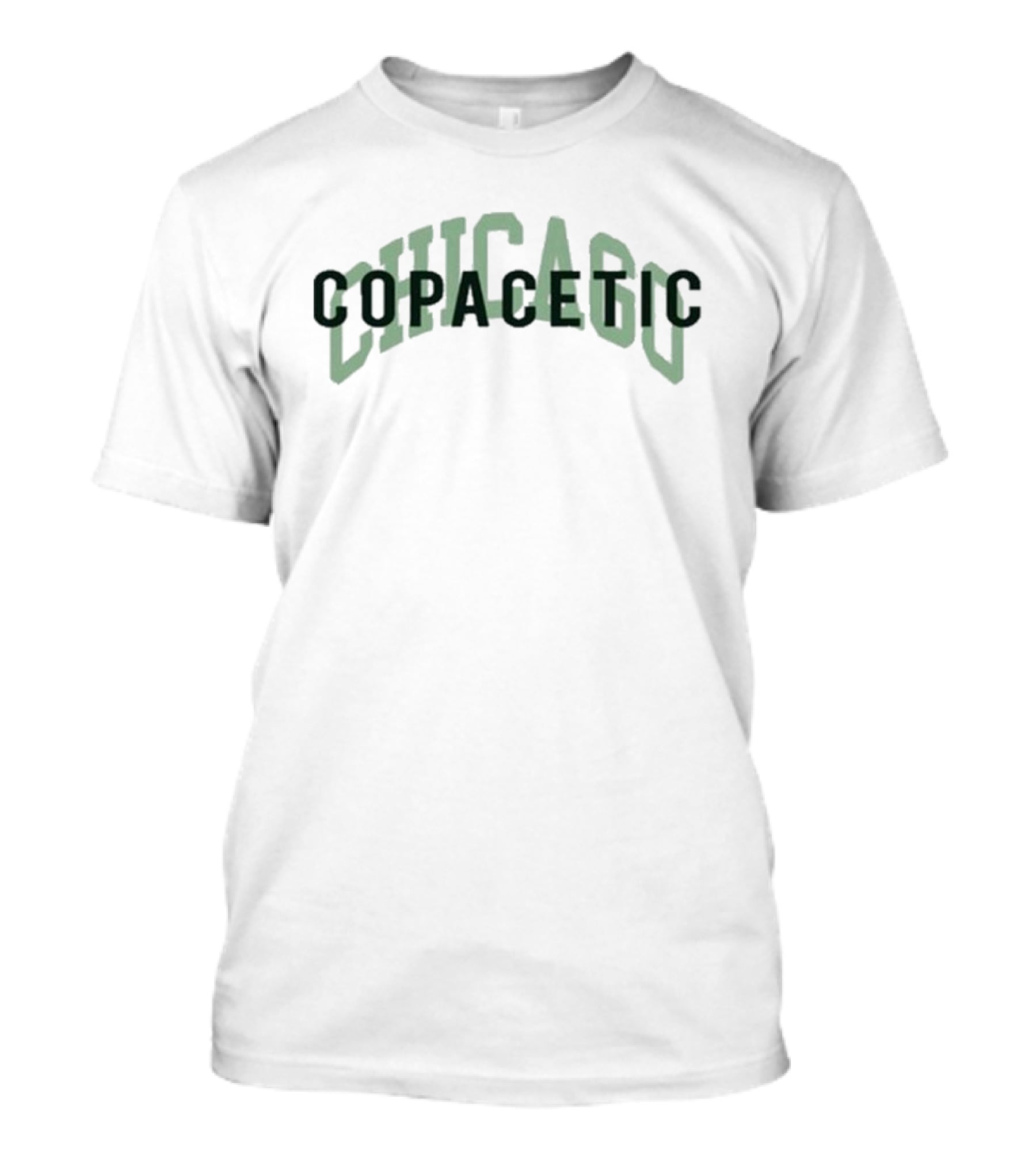 Copacetic Chicago Retro Style Arch Text T-Shirt