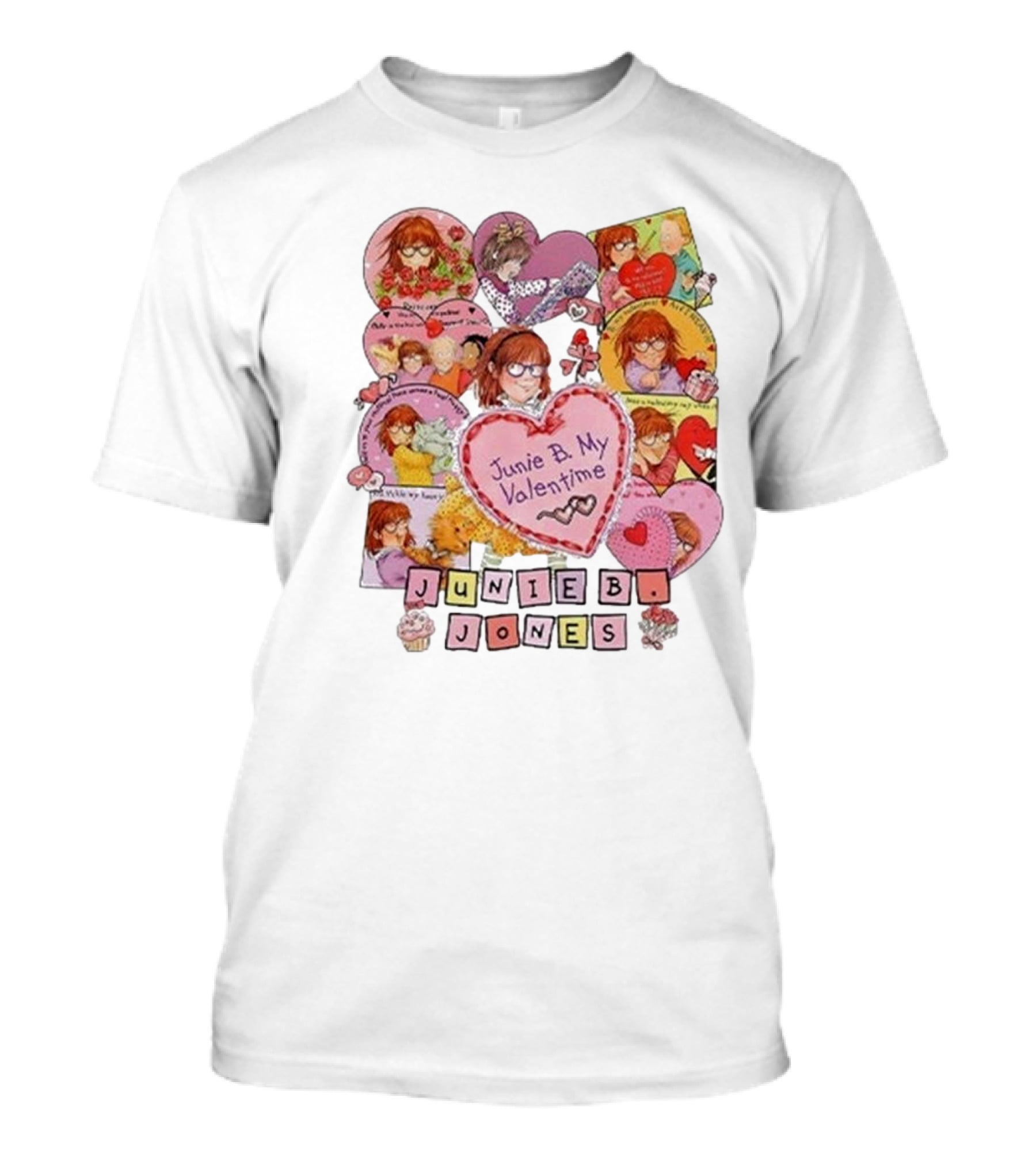 Junie B Jones My Valentine Love Hearts And Adventures T-Shirt