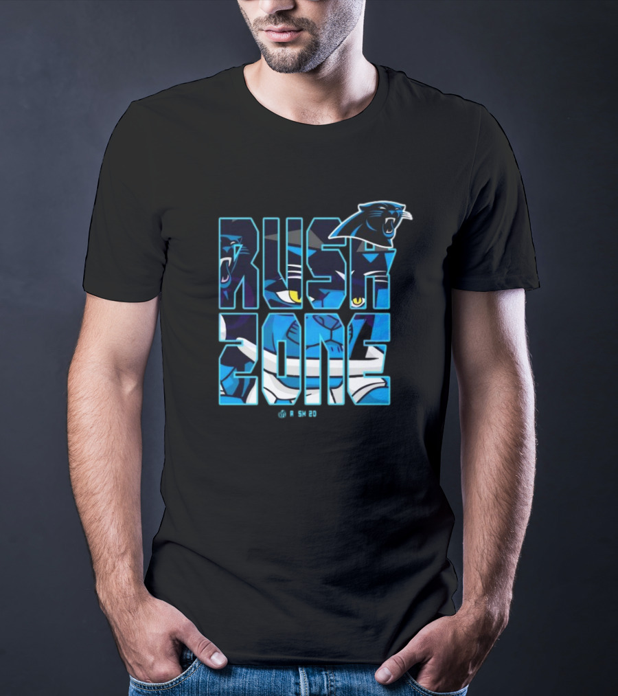 NFL Rush Zone Carolina Panthers Cartoon T-Shirt