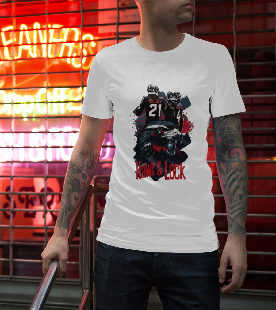 Hawk And Lock Calen Bullock Kamari Lassiter Houston Texans NFL T-Shirt