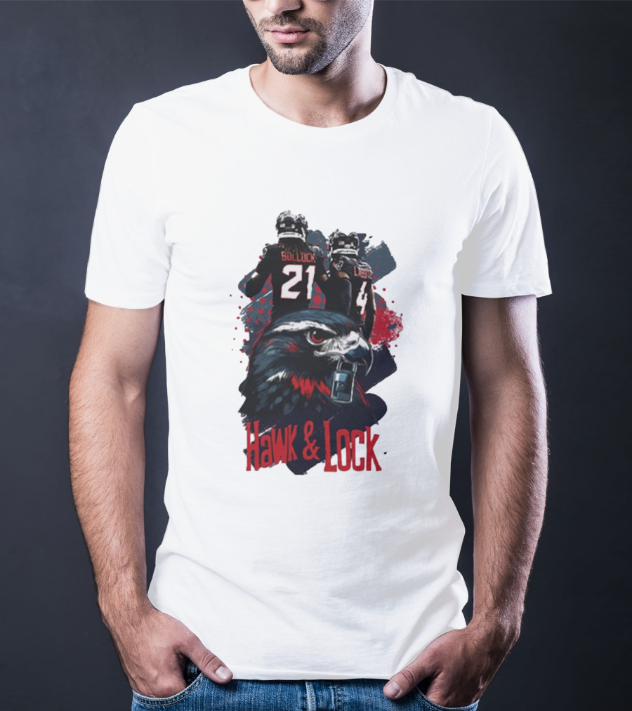 Hawk And Lock Calen Bullock Kamari Lassiter Houston Texans NFL T-Shirt