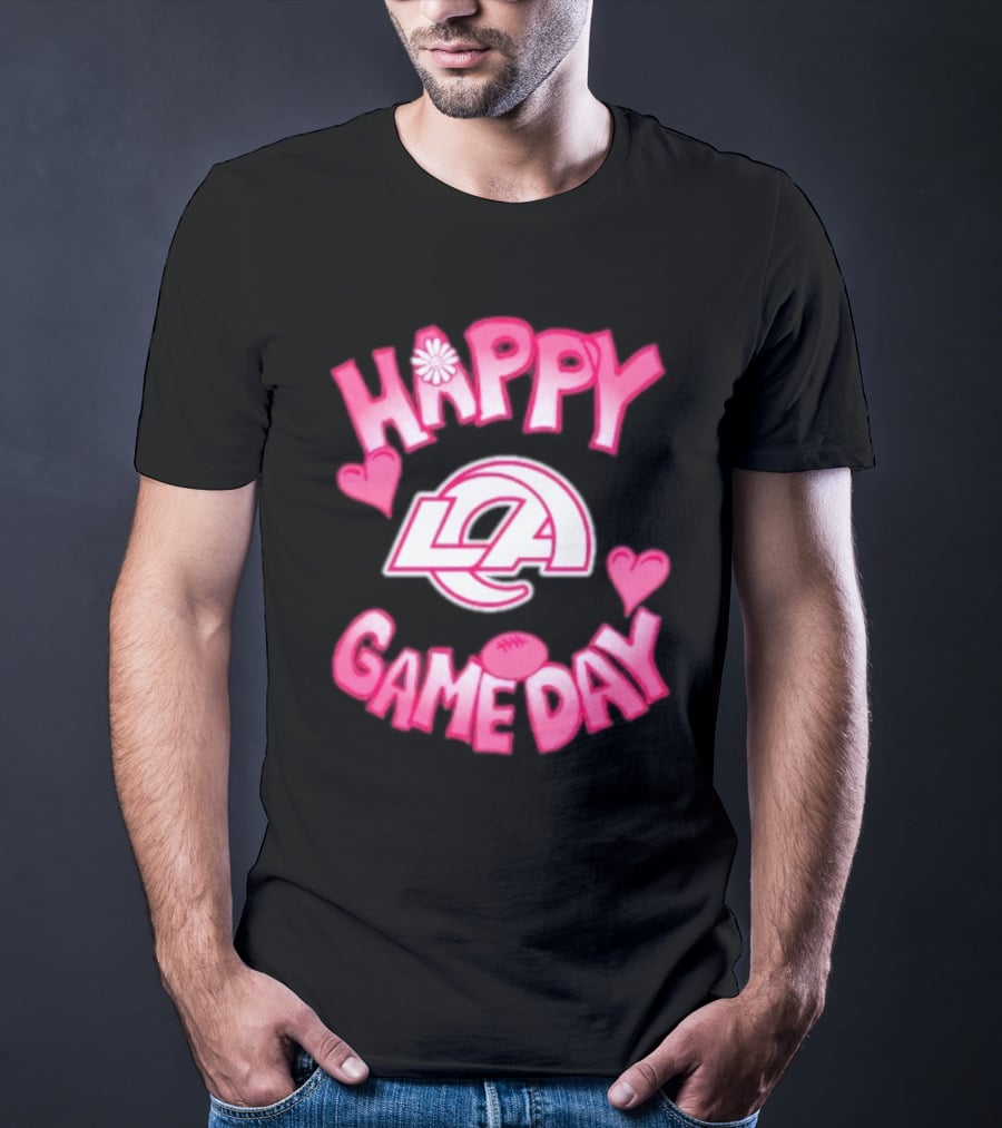 Happy Gameday Los Angeles Rams Valentine’s Day 2025 T-Shirt