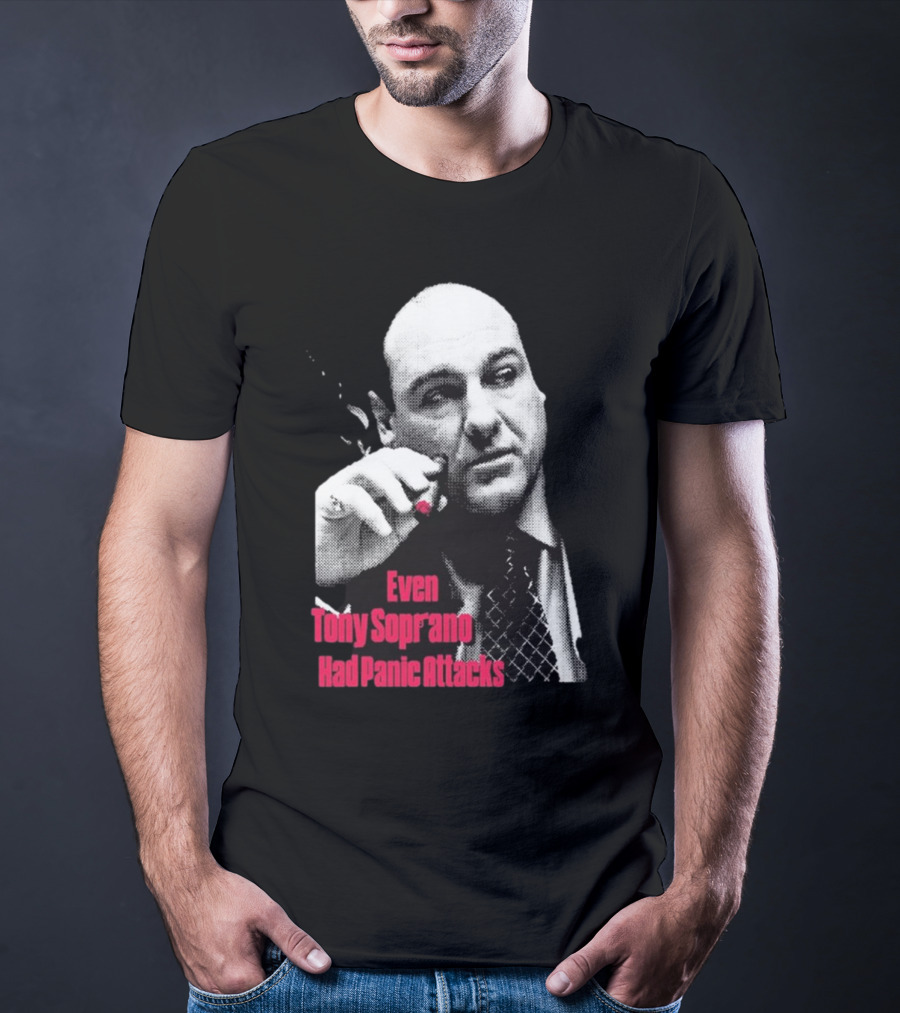 Even Tony Soprano Had Panic Attacks Iconic Image T-Shirt