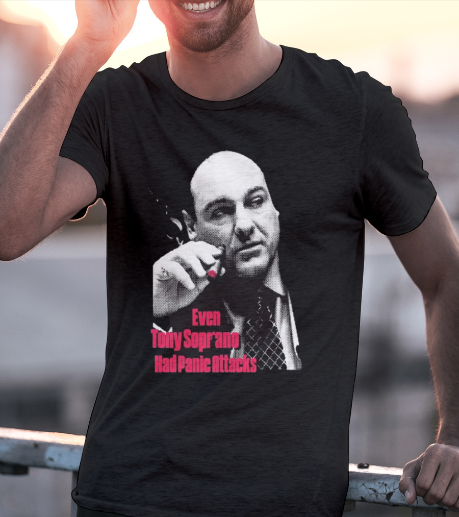 Even Tony Soprano Had Panic Attacks Iconic Image T-Shirt