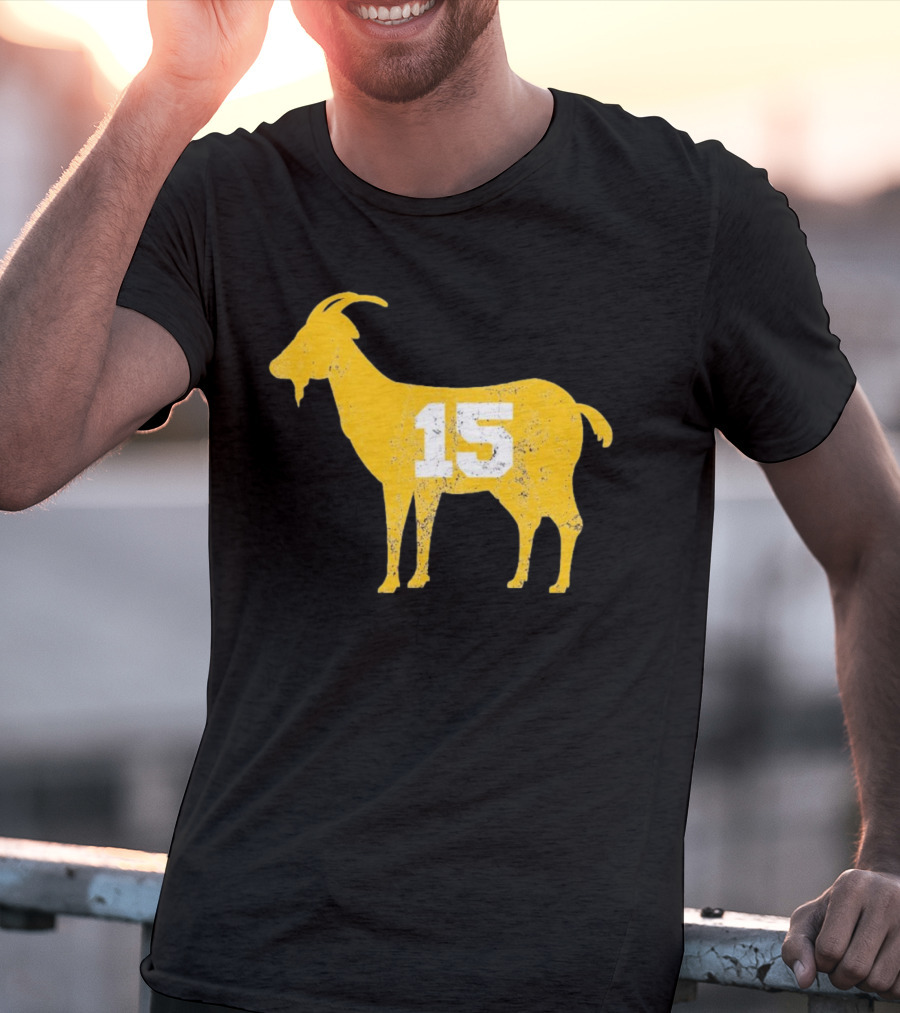Goat 15 Yellow Silhouette Toddler Fine Jersey T-Shirt