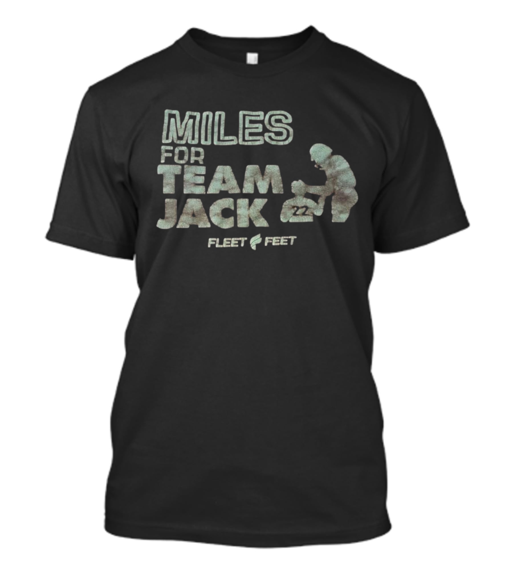 Miles For Team Jack Fleet Feet 22 Vintage 2005-2025 T-Shirt