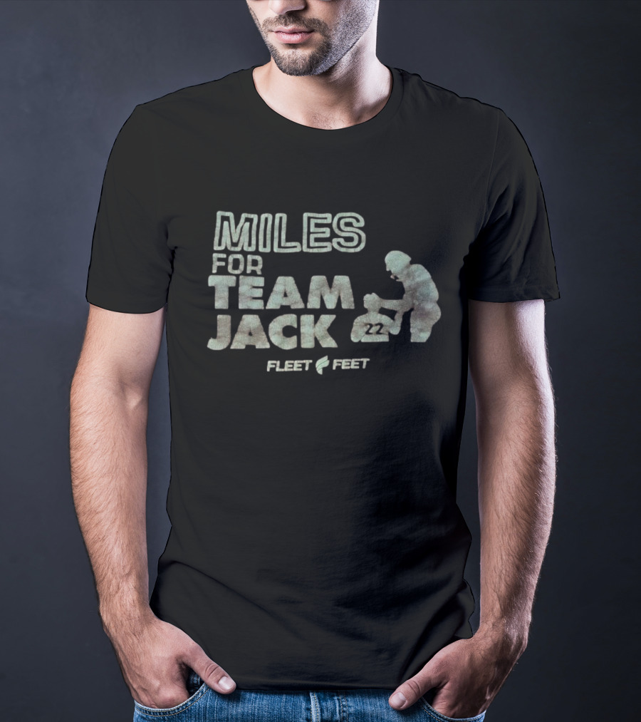 Miles For Team Jack Fleet Feet 22 Vintage 2005-2025 T-Shirt