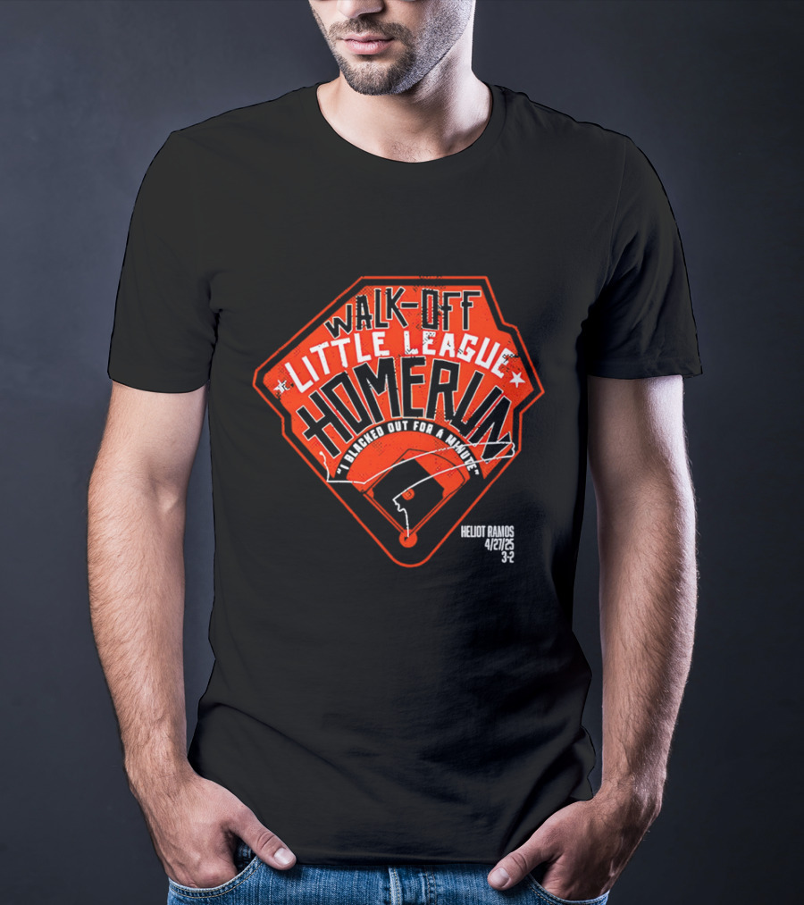 Walk-Off Little League Homerun Heliot Ramos I Blacked Out For A Minute T-Shirt