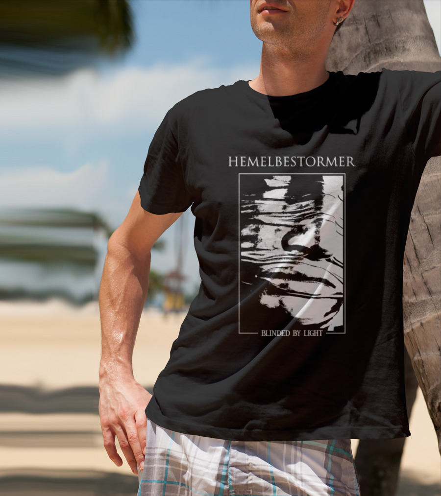Hemelbestormer Blinded By Light Abstract Black And White Graphic T-Shirt