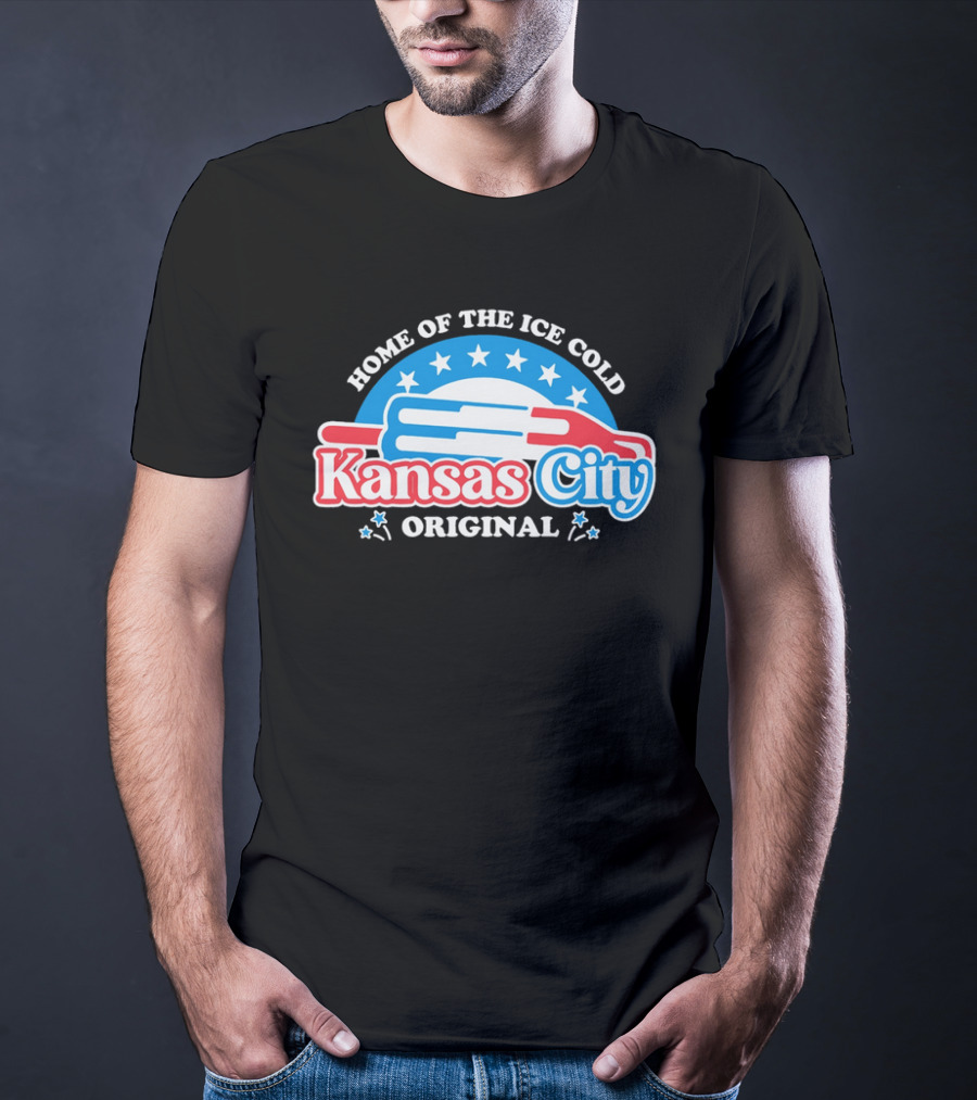 Home Of The Ice Cold Kansas City Original Popsicle Stars T-Shirt