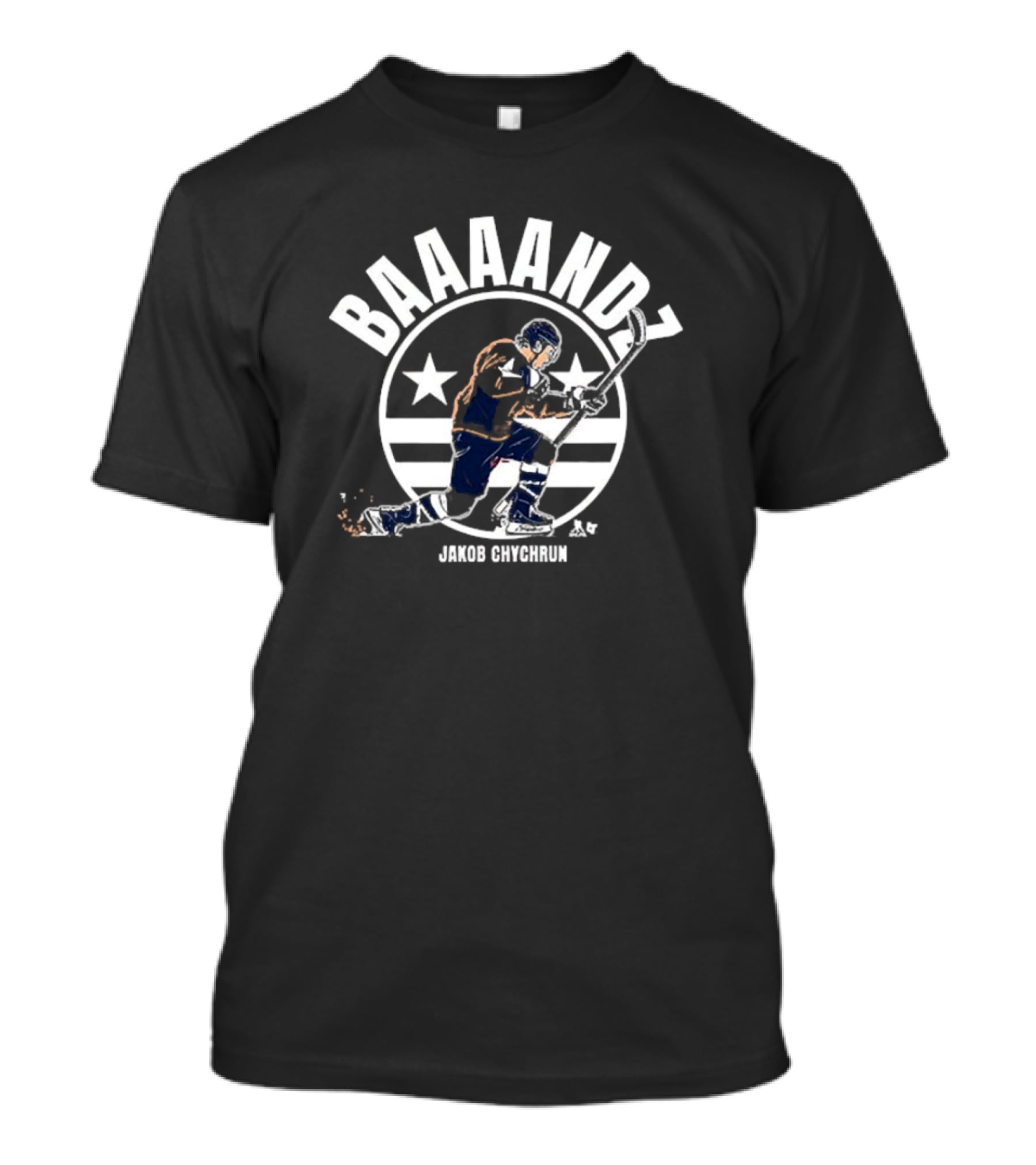 BAAANDZ Jakob Chychrun Hockey Star Design T-Shirt