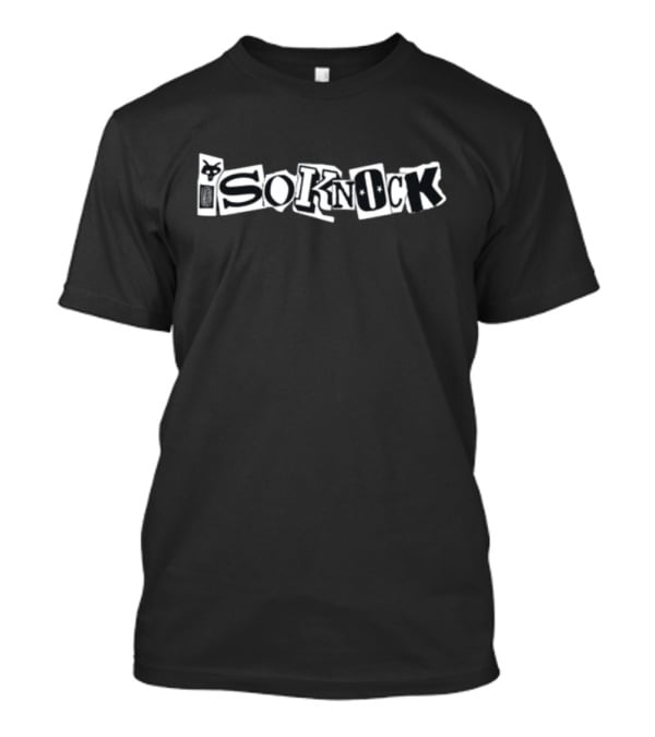 Isoknock Sd4evr Text Collage Style T-Shirt