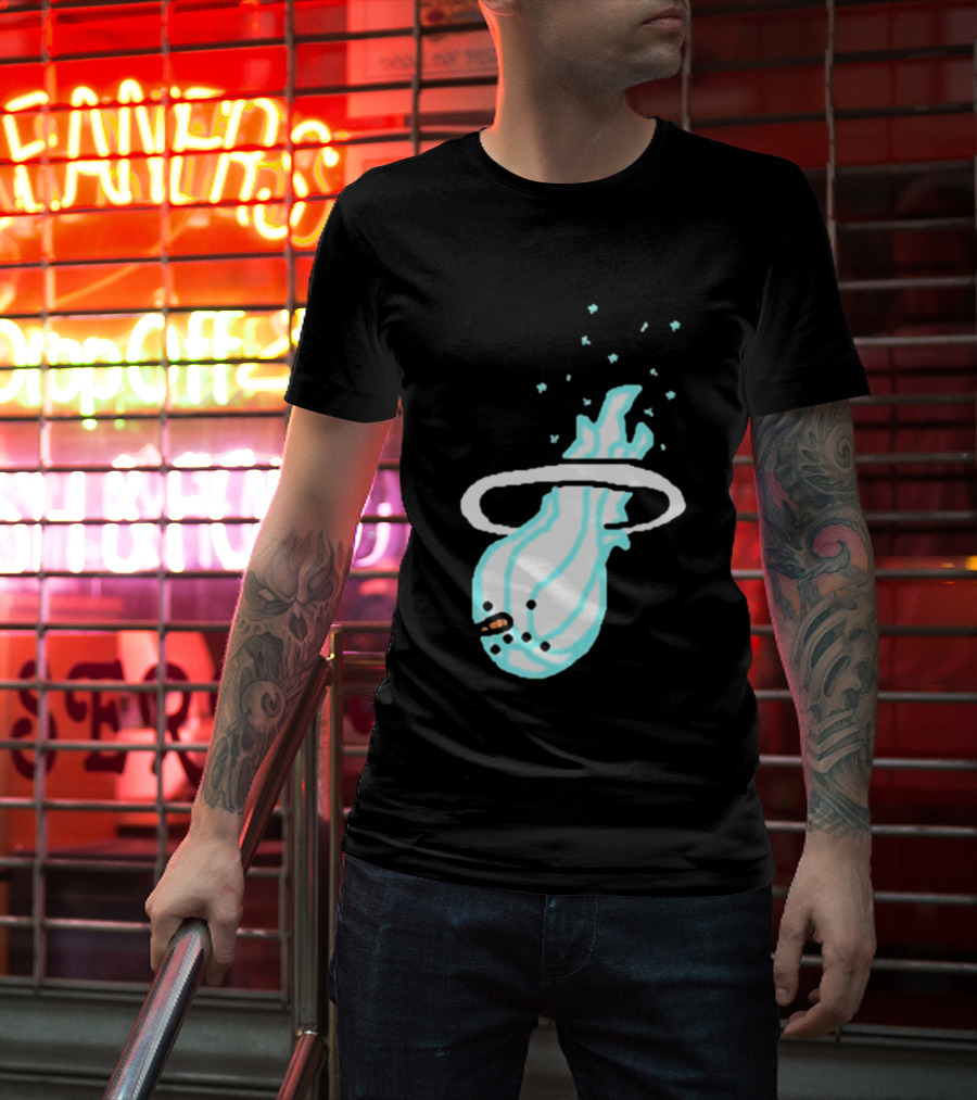 Jimmy Butler Miami Heat Icy Flame Basketball Concept T-Shirt